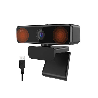 NUROUM V11 2K Webcam with Dual Microphones – 1080P 60fps & 1440P 30fps USB Camera for PC & Laptop