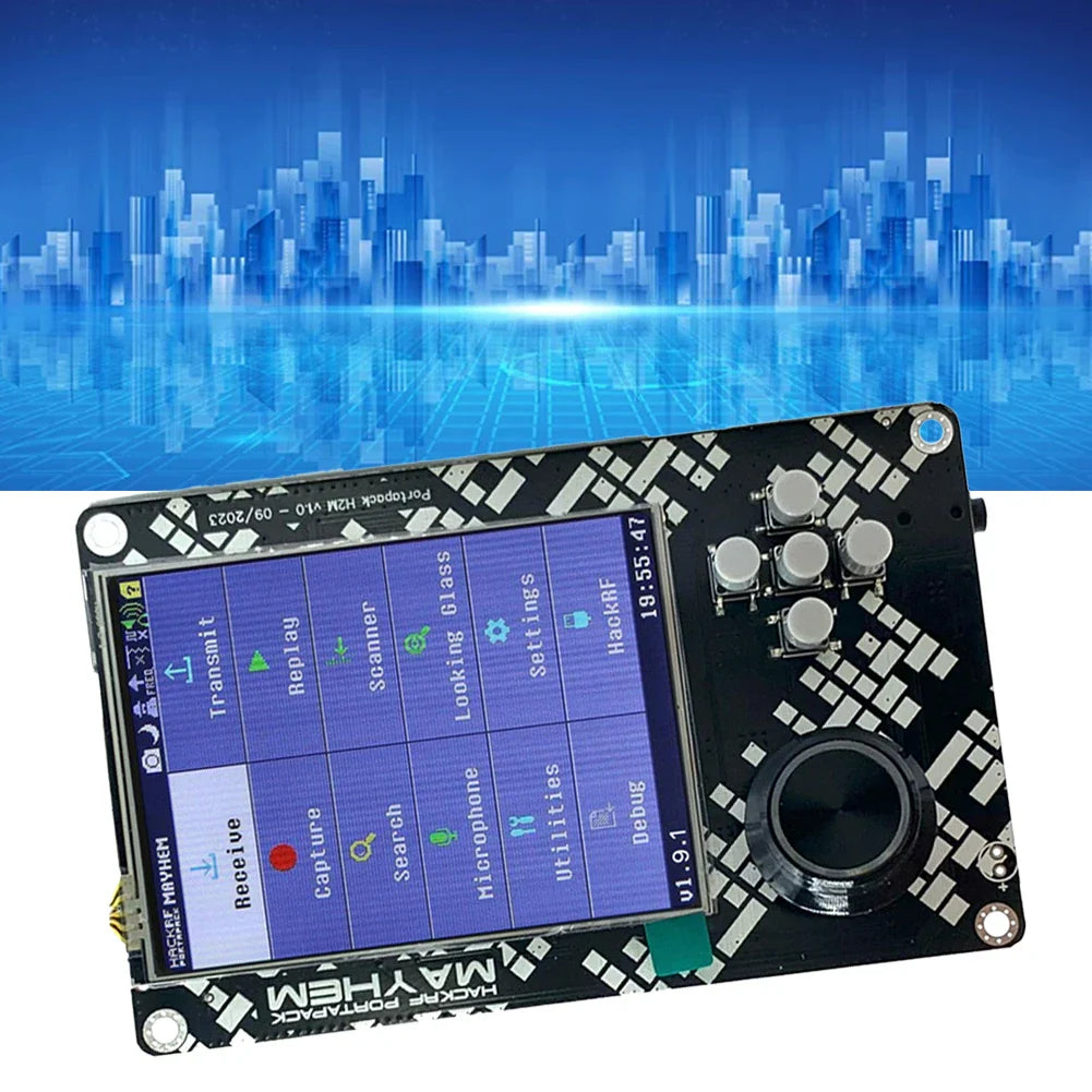 PortaPack H2M Signature Edition Portable SDR — 10.00MHz TCXO Analog GPS Radio Receiver for HackRF