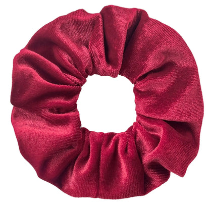 Vintage Velvet Hair Scrunchies for Women & Girls – Solid Color Ponytail Holder Elastic Hair Bands, Soft Fashion Hair Ties Accessories