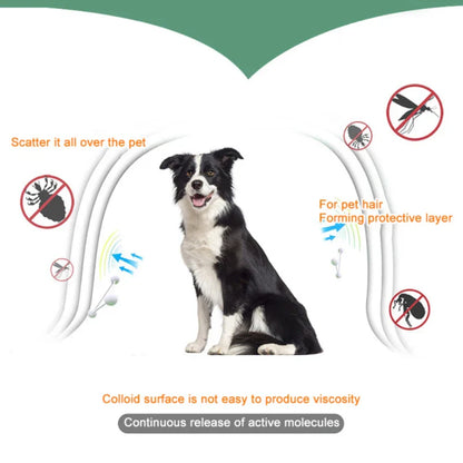 Dog & Cat Anti-Flea and Tick Collar – 8-Month Protection – Adjustable Pet Collar for Puppies, Cats, and Large Dogs