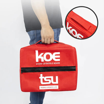 KOETSU Adjustable Paddle Board Storage Bag — Sealed Zipper Deck Cooler & Food Storage for SUP