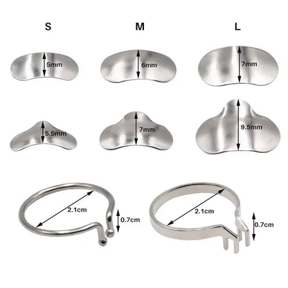 Denspay 100pcs/Box Dental Sectional Matrix System - Resin Clamping/Seperating Ring - Dentist Tools