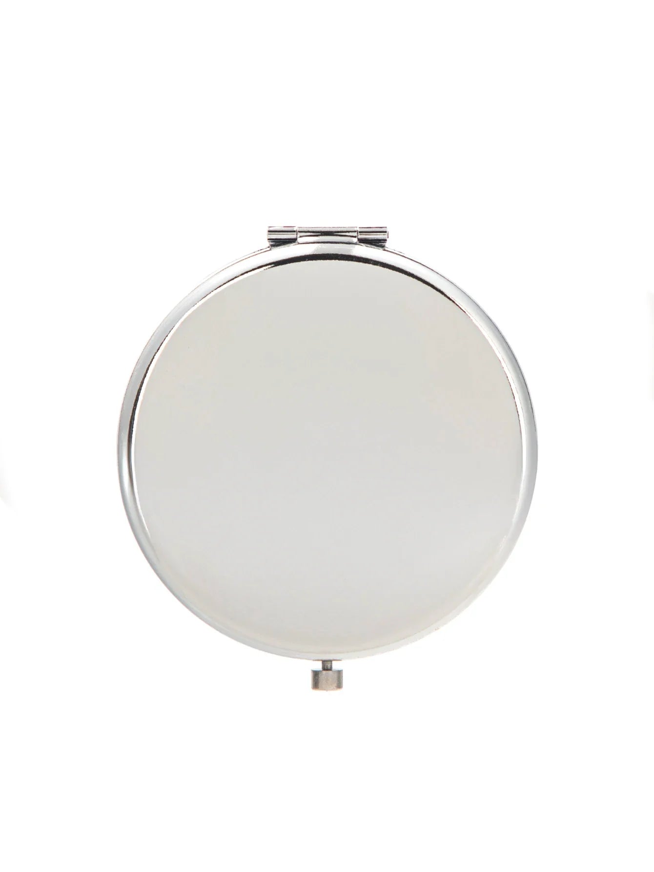 Double-Sided Round Compact Mirror - Portable Pocket Travel Makeup & Magnifying Beauty Mirror