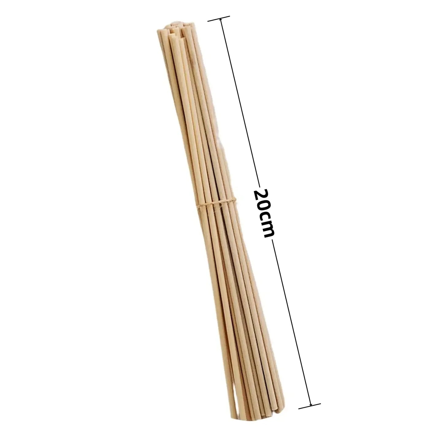 100PCS Reed Diffuser Sticks Set — 3mm x 8inch Fiber Sticks for Fragrance in Bedroom, Office, Bathroom & Home