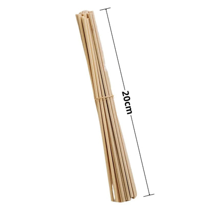 100PCS Reed Diffuser Sticks Set — 3mm x 8inch Fiber Sticks for Fragrance in Bedroom, Office, Bathroom & Home