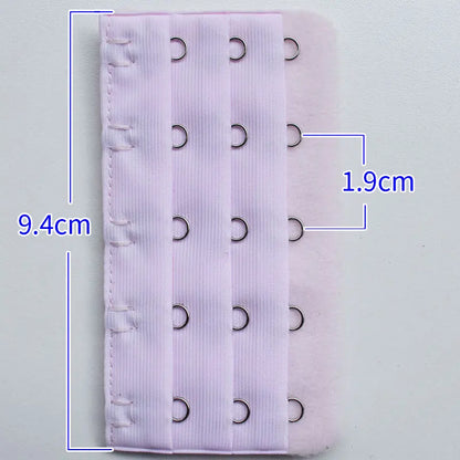 2PCS/4PCS Strap Extender Set – 3-Hook, 5-Row Adjustable Candy Color Bra Extenders for Women