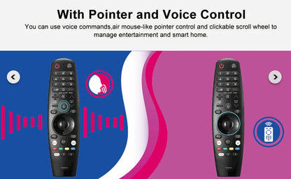 Replacement Remote Control for LG Smart TV - Voice Magic Remote with Voice Pointer for UHD, OLED, QNED LG TVs