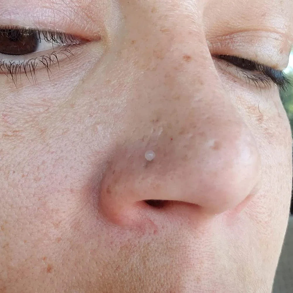 Clear Nose Rings & Studs - Plastic Piercing Retainers for Work, Sports & Healing
