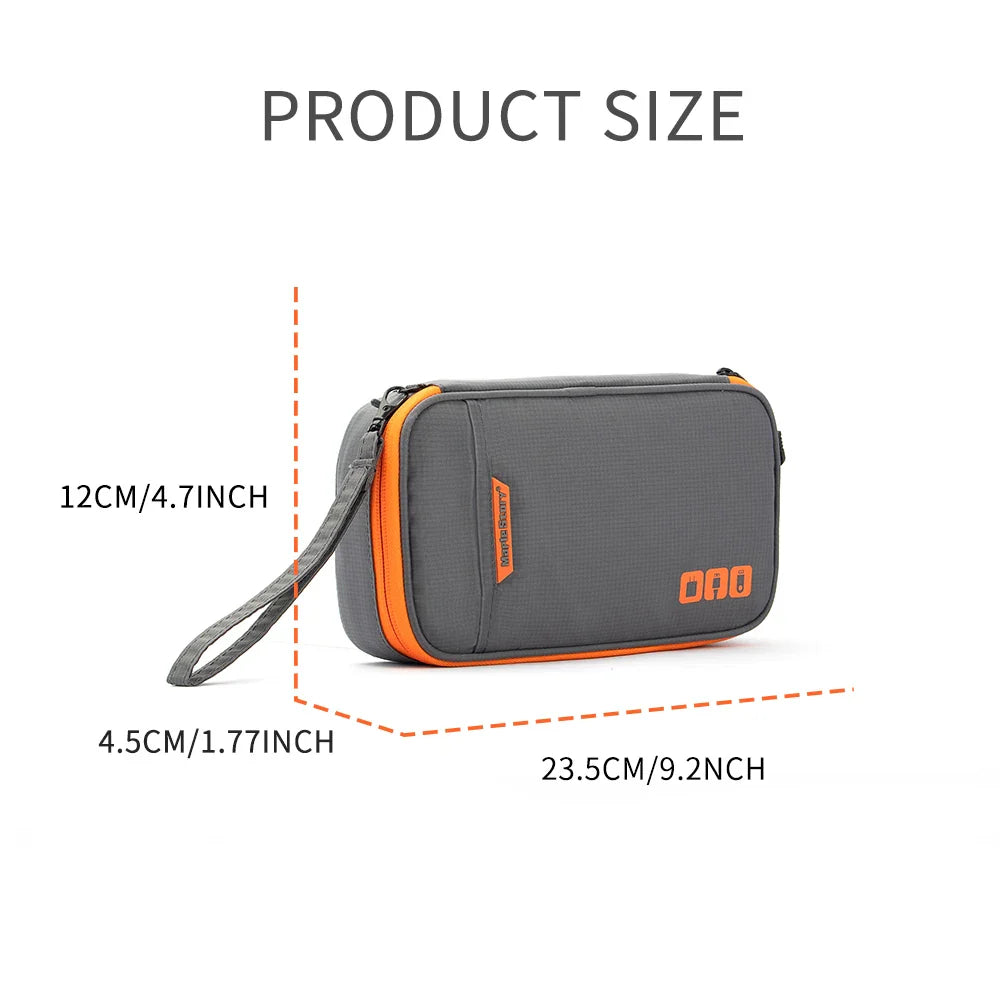 Travel Essentials Cable Organizer Bag – Compact Storage for Chargers, Cables & Accessories