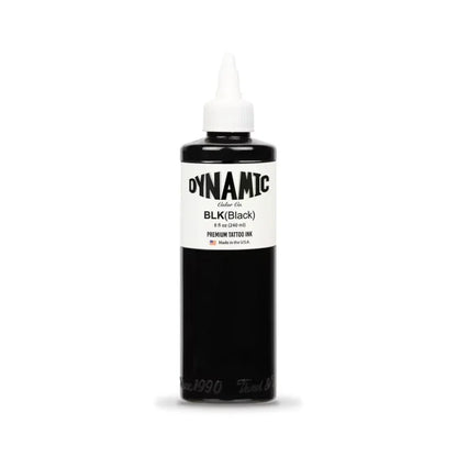 8oz Black Tattoo Ink – Original BLK Dynamic Triple Black Professional Pigment for Body Art.  240ML