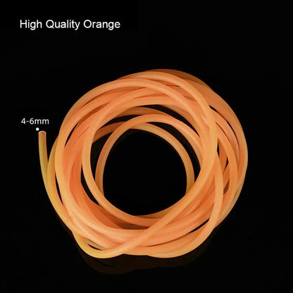 Silicon Aquarium Oxygen Pump Hose - 4x6mm, 1m/3m/5m/10m, Food Grade Tube for Fish Tank & Pond