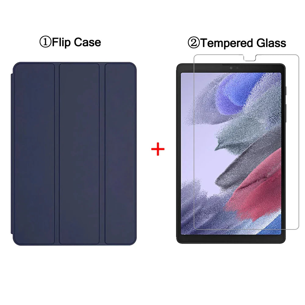 Slim Flip Case for Samsung Galaxy Tab A7 Lite 8.7" (2021) – Tri-Fold Stand Smart Folio Cover SM-T220/T225