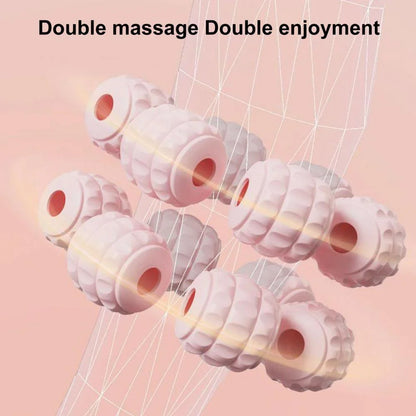 Portable Round Massager Roller – Waist, Abdominal & Leg Clip Tool for Cellulite, Stovepipe & Meridian Massage