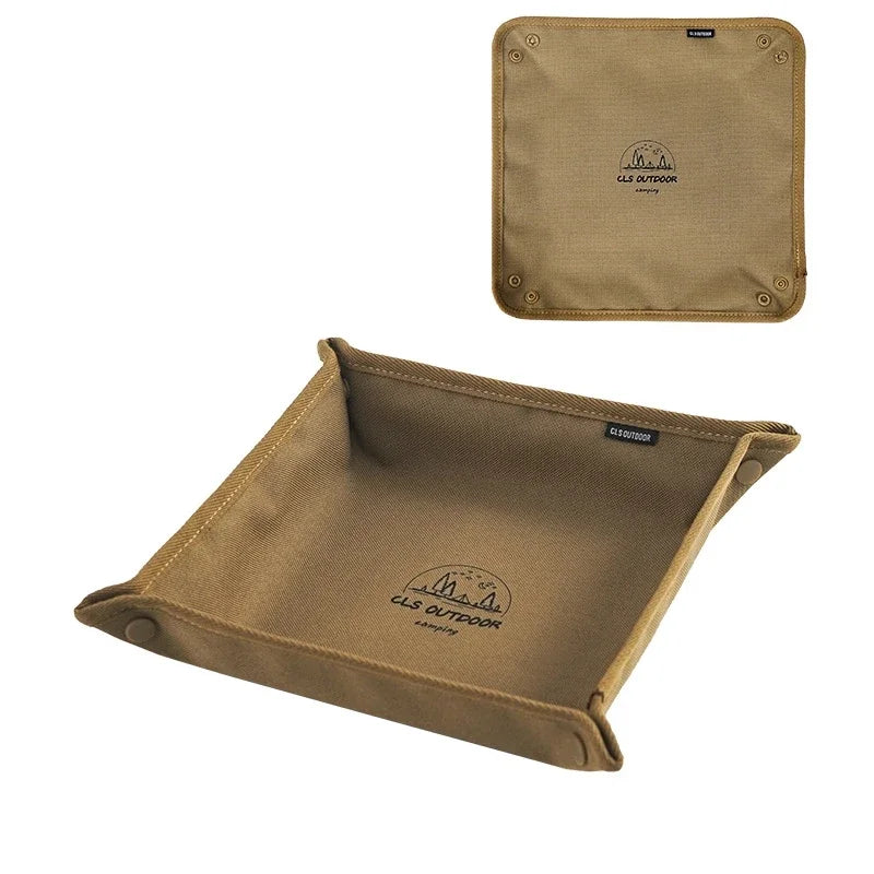 Portable Camping Organizer Tray – Compact Storage Box for Home & Travel, Clutter-Free Camping