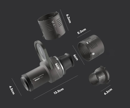 Mini Snoot Projection Attachment – Compatible with Zhiyun, Ulanzi, & Godox Mounts