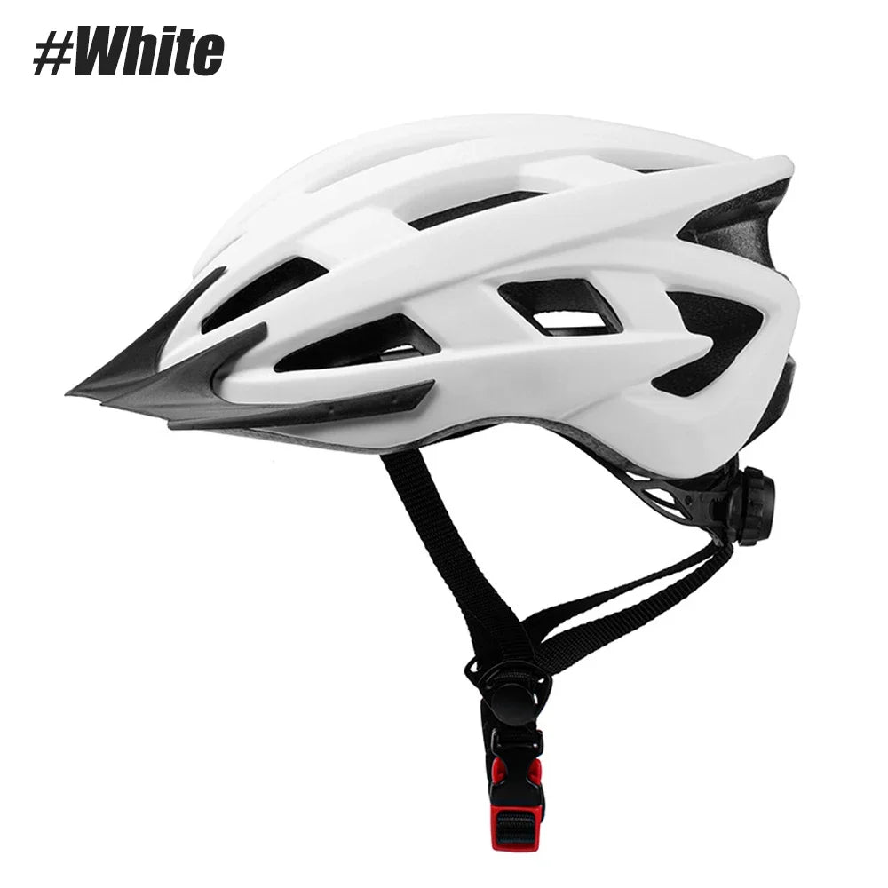 Bike Helmet for Adults - Lightweight with Adjustable Side & Chin Strap, Fits 58-62cm, Men & Women Cycling Accessories