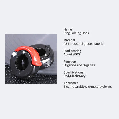 Aluminum Helmet & Bag Hook — Multi-Function Motorcycle Hanger, Replaceable & Easy to Install