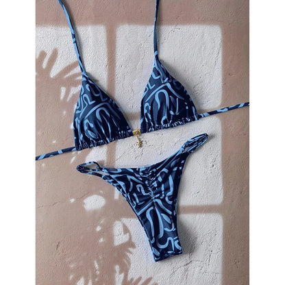 Women’s Micro Bikini Swimsuit Set – Sexy Leopard Print Push Up Two-Piece Thong Swimwear Beachwear (2026 Summer)