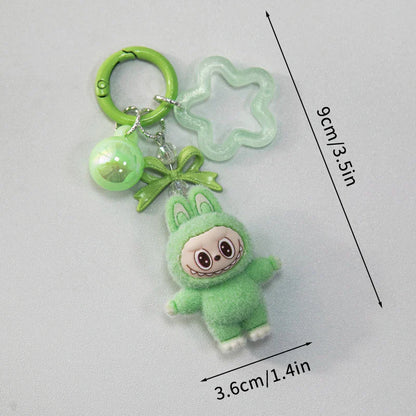 Kawaii Plush Keychain – Cute Aesthetic Bag Charm for Women, Wedding & Party Gifts
