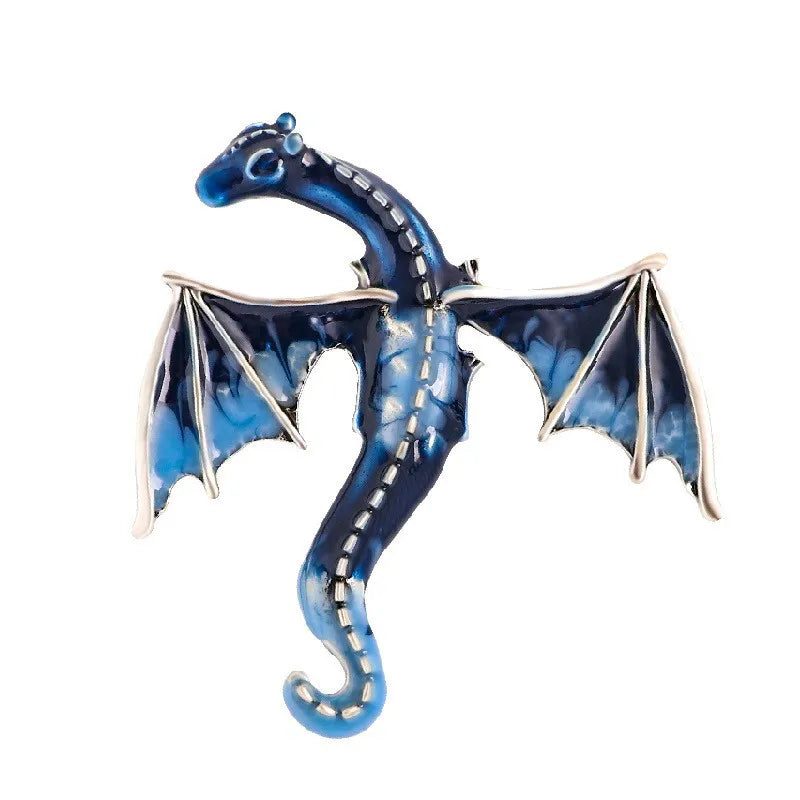 Fly Dragon Enamel Lapel Pins - Brooch for Jeans, Backpacks | Jewelry Clothing Badges | Wedding Gift & DIY Decor for Men