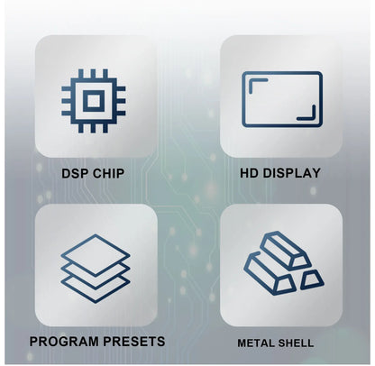 Professional Digital Reverberation DSP Processor - Multi-Effect Audio Equalizer for Enhanced Sound