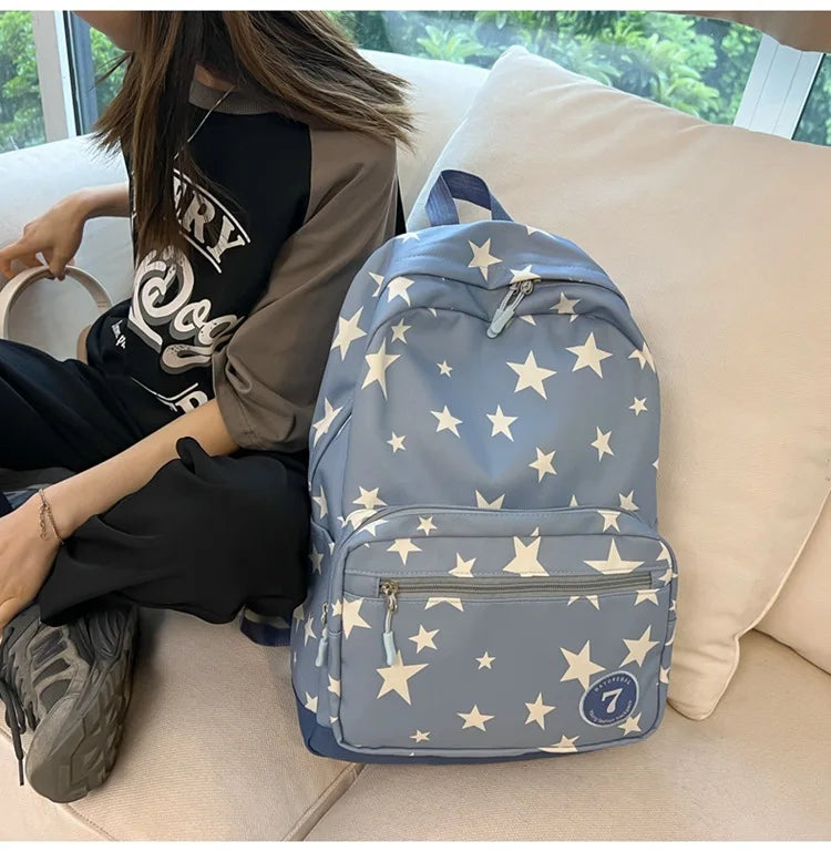 Star Laptop Backpack 17 Inch | Cute Travel & College Bag for Women, Men, Students, Back to School Bookbag