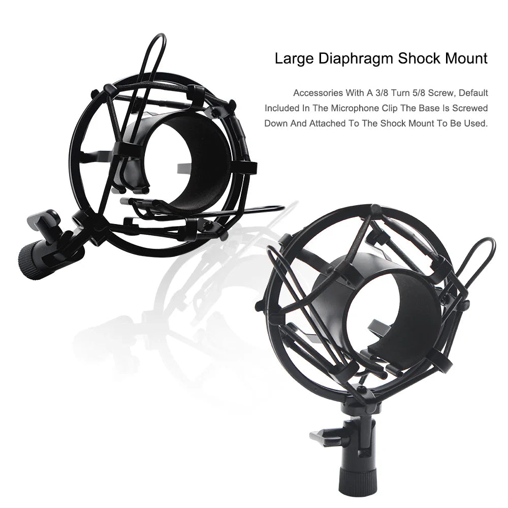Professional Scissor Arm Stand for BM800 Microphone – Universal Shock Mount with Spider Cantilever Bracket and Mic Holder