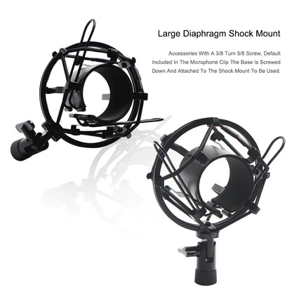 Professional Scissor Arm Stand for BM800 Microphone – Universal Shock Mount with Spider Cantilever Bracket and Mic Holder