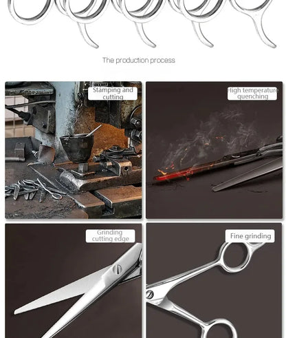 Professional Hairdressing Barber Scissors – Stainless Steel Hair Cutting Shears for Salon & Barbers