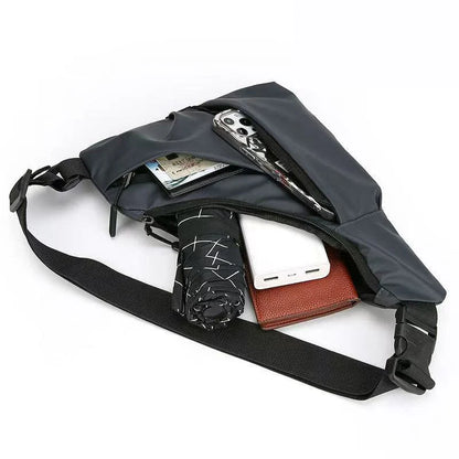 Lightweight Crossbody Bag with Multi-Functional Sports Waist Pocket for Men & Women