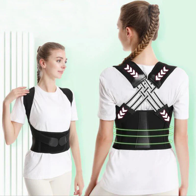 New Adult Posture Corrector Belt | Breathable Back Correction Strap | Men & Women Back Support | Sitting Position Correction Tool