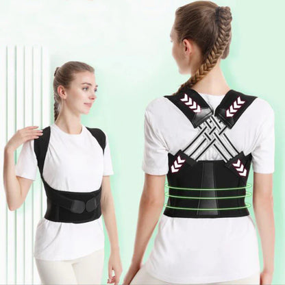 New Adult Posture Corrector Belt | Breathable Back Correction Strap | Men & Women Back Support | Sitting Position Correction Tool
