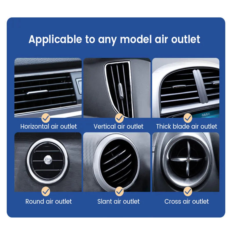Gravity Car Phone Holder Air Vent Mount – Universal Mobile Support for iPhone 13/12 & Xiaomi GPS