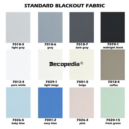 Decopedia No-Drill Motorized Roller Blinds – Blackout Day & Night Smart Window Shades for Bedroom