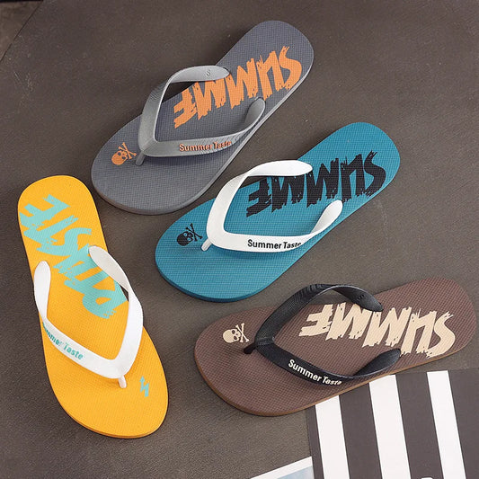 Men’s Summer Flip Flops – Lightweight Anti-Skid Outdoor Beach Slippers for Casual Wear
