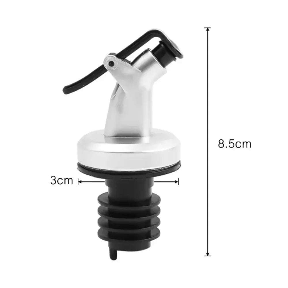 Leak-Proof Oil Bottle Stopper - Food Grade Sauce Nozzle Liquor Dispenser Wine Pourer & Kitchen Seasoning Tool