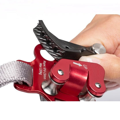 Outdoor SRT Foot Ascender with Pedal Belt – Left/Right Rock Climbing Anti-Fall Rope Riser Gear