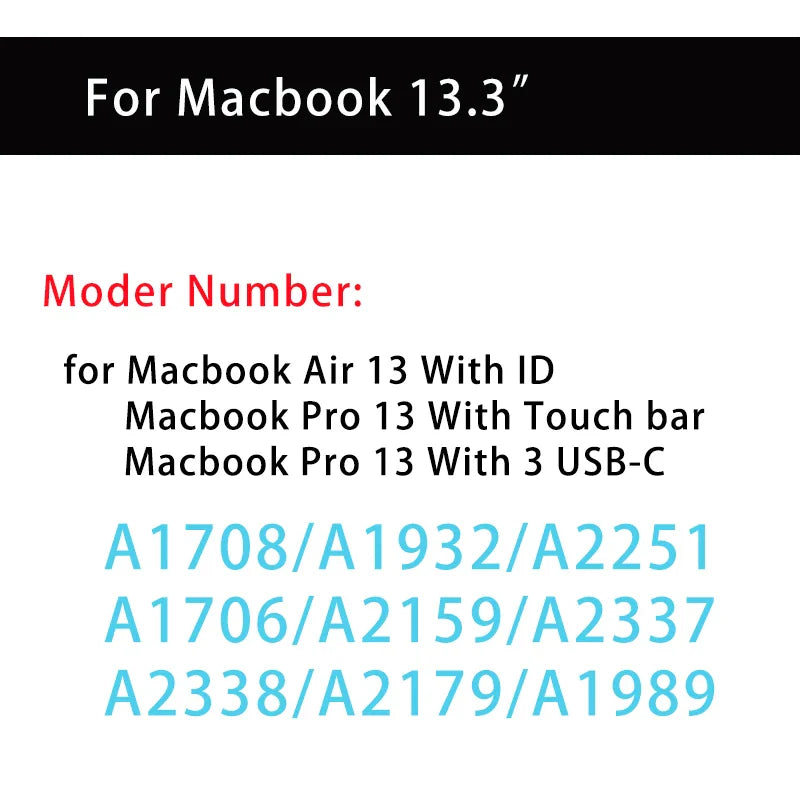 HD Clear Screen Protector for MacBook Pro & Air — Soft Film for 13", 14", 15", 16" (M1 & M2, Pro & Max)