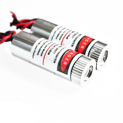 650nm 5mW Red Laser Module – Point, Line, Cross Focusable Glass Lens, Industrial Class