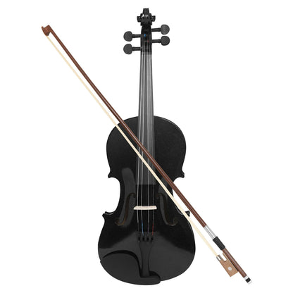 IRIN V-10 Acoustic Violin - Solid Wood Beginner Fiddle with Case, Bow & Accessories for Student Musicians