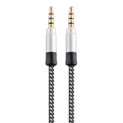 NNBILI 1.5M 3.5mm Audio Cable - Nylon Braid AUX Cable for Phone, MP3, Car Headset & Speaker Extension