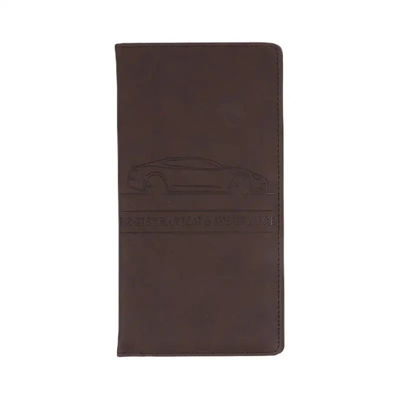 Car Document Holder — Registration & Insurance Organizer for Auto and Truck, Essential Driver Compartment Accessory