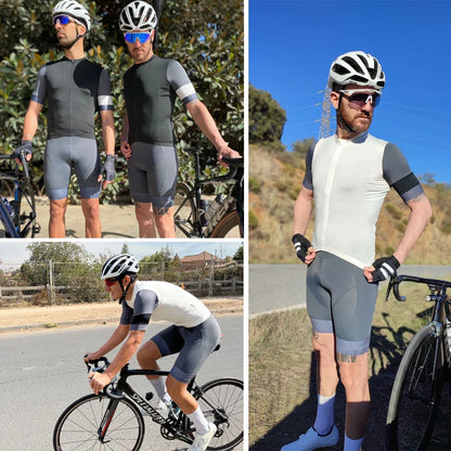 YKYWBIKE Men's Cycling Bib Shorts - Outdoor Bike Ride Padded Tights, 6 Hours Comfort, MTB Cycling Clothing for Men