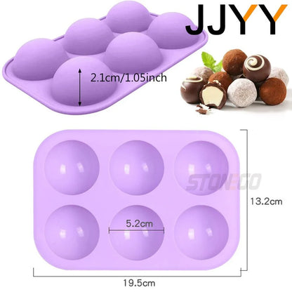 JJYY Silicone Chocolate Mold – 12-Cavity Fondant & Candy Bar Mould for Cake Decoration & Baking