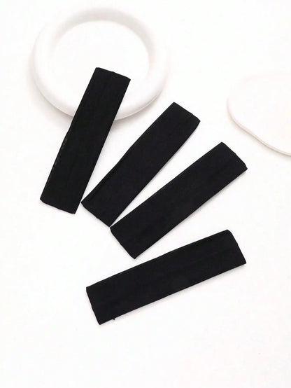 6pcs Unisex Solid Color & Leopard Print Sweat-Absorbing Headbands - Cycling, Running, Sports, Yoga & Leisure