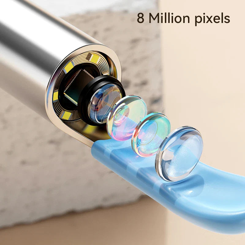 Ear Wax Removal Tool with 8M HD Camera – Ear Cleaner Endoscope with 6 LED Lights, Ear Cleaning Kit for Adults & Children