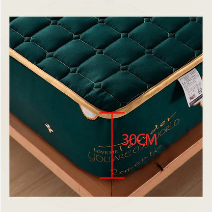 2023 Thickened Quilted Mattress Cover - Large Sheet, Antibacterial and Breathable, Removable Cover for Children, Lovely Design