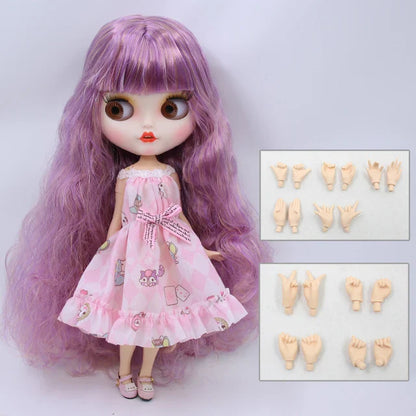 ICY DBS Blyth Doll – 1/6 Joint Body BJD Anime Doll, 30cm White Skin Matte Face Special Combo Toy
