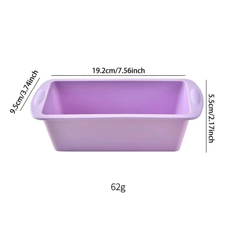 Rectangular Silicone Mold – DIY Candy, Bread & Cake Baking Pan for Kitchen