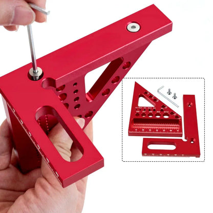 Carpenter Multi-Angle Precision Square – Aluminum T-Square Ruler for Woodworking, Construction & Engineering